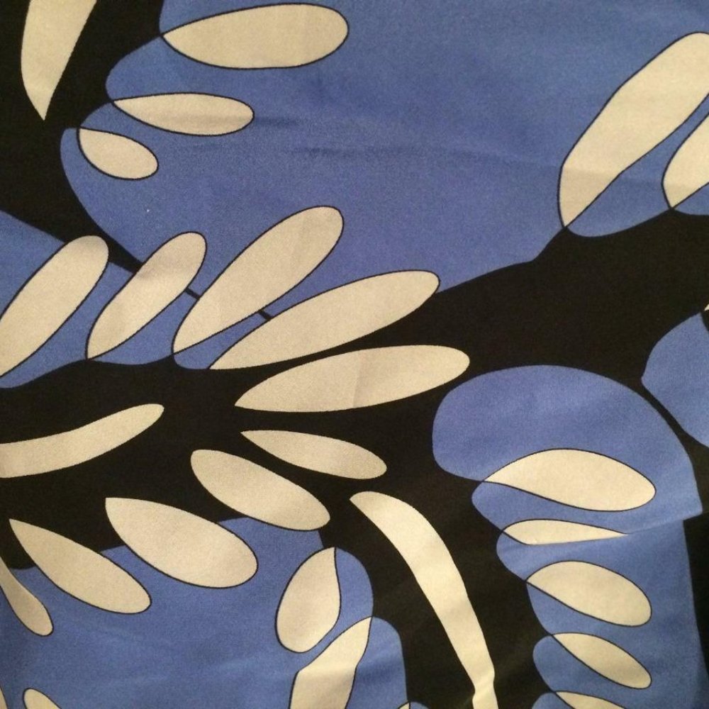 Diane Von Furstenberg Barths Blue Maxi Dress Size 2 - Picture 5 of 5